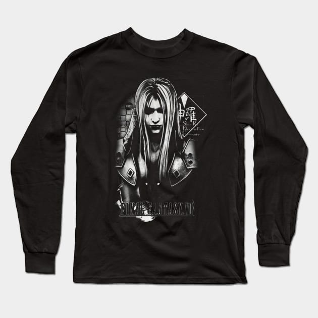 First Class Sephiroth Long Sleeve T-Shirt by michelo13